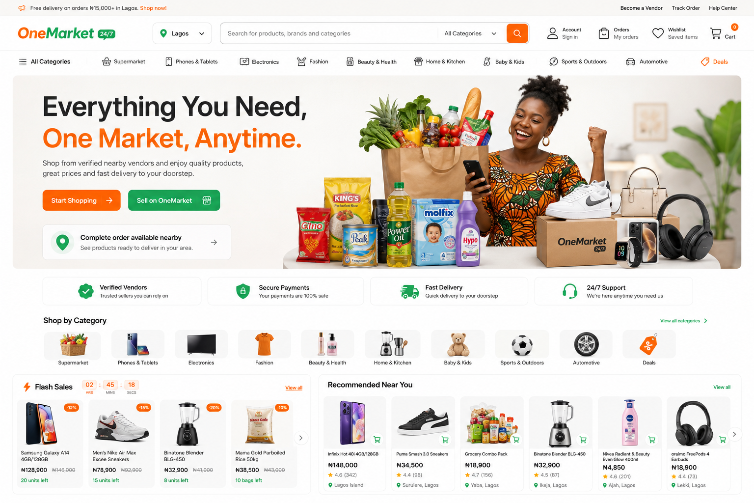 OneMarket 24/7 hero photo 2